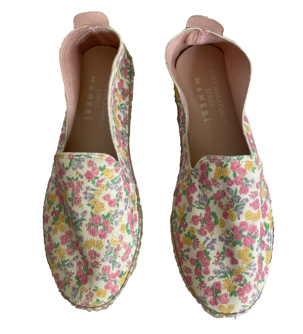 Women's 41 (US 10) Manebi x Loveshackfancy Fruity Punch Platform Espadrilles